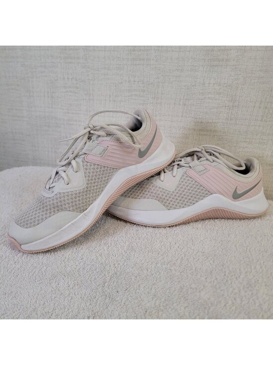 Nike Shoes - Nike MC Trainer Shoes Womens 9.5 White Pink Athletic Training Running Sneakers